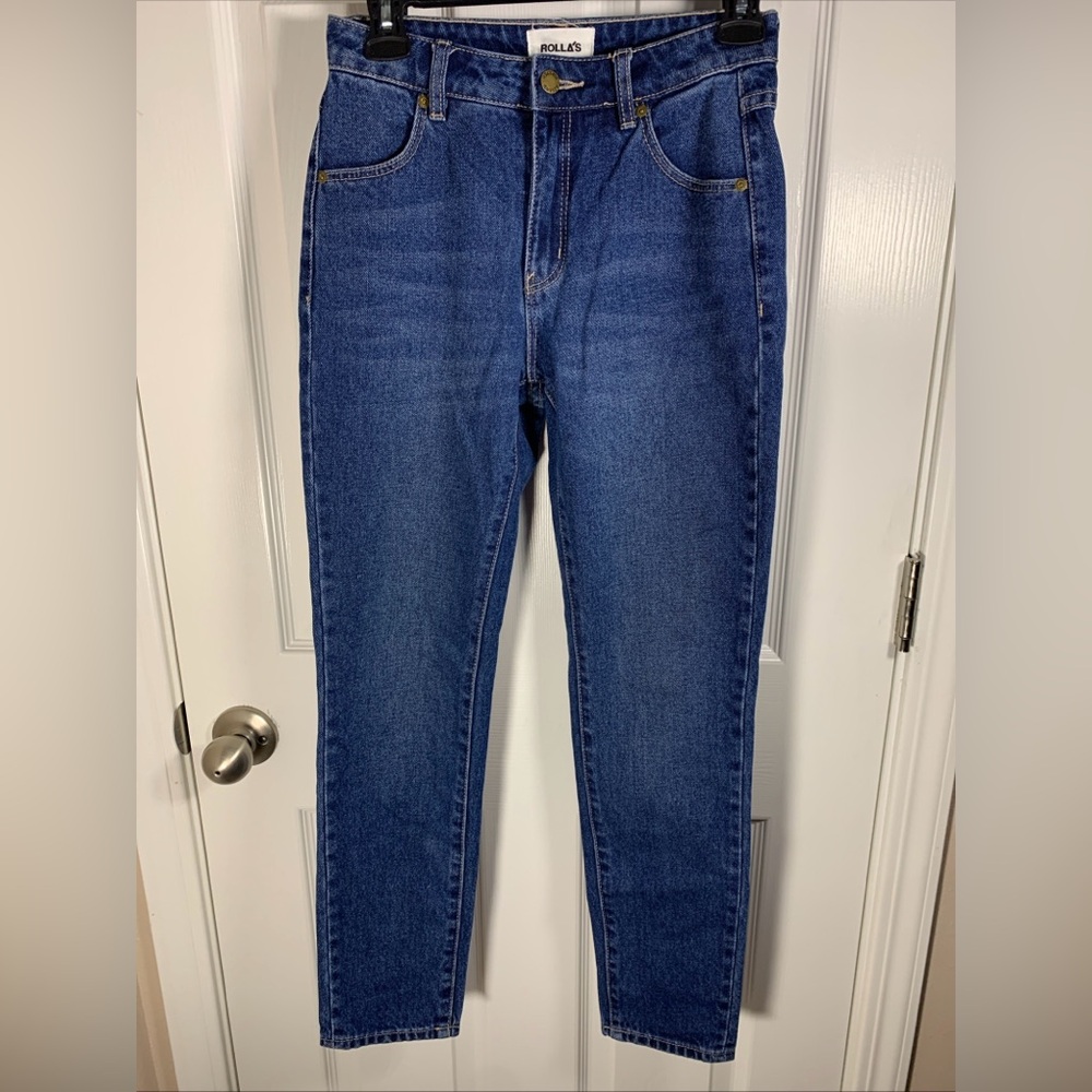 ROLLA'S Blue Straight Leg / Skinny Jeans Size 23